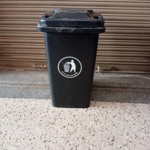 100L Black Medical Waste Bin