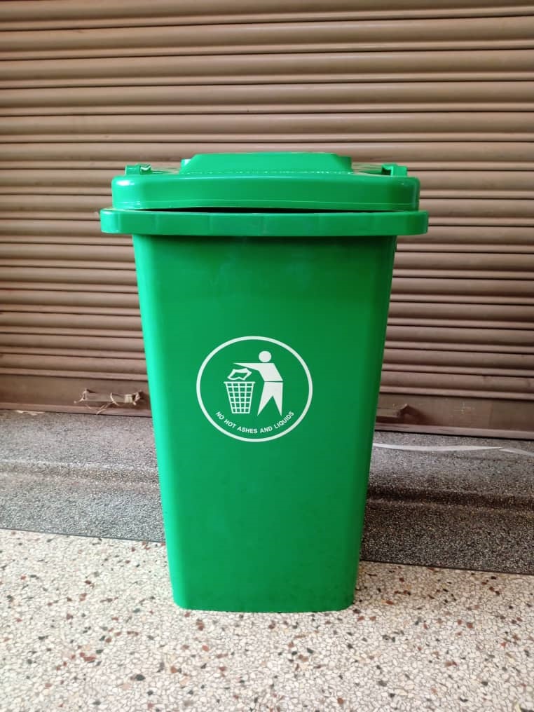 120L Green Medical Waste Bin