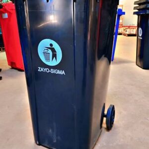 250L Biohazard Medical Waste Bin - Zayo-Sigma Heavy Duty
