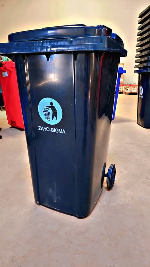 250L Biohazard Medical Waste Bin - Zayo-Sigma Heavy Duty