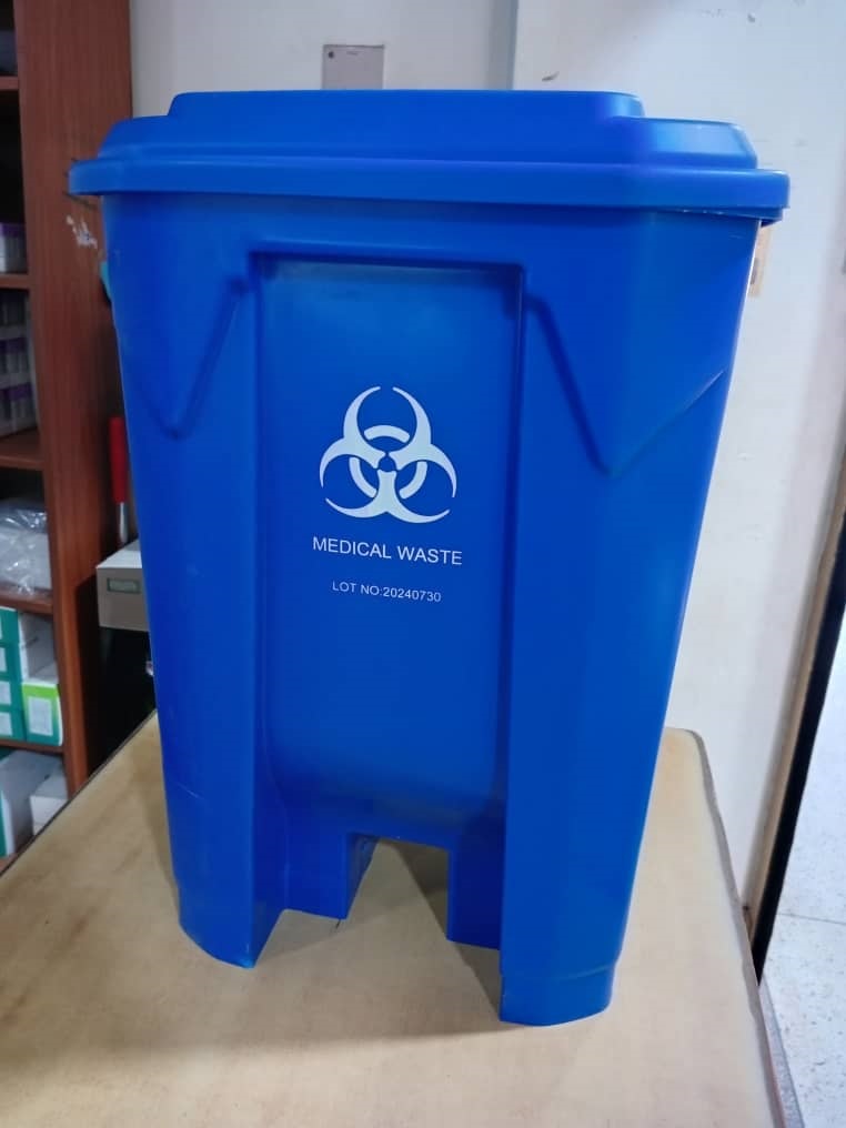 80L Blue Medical Waste Bin